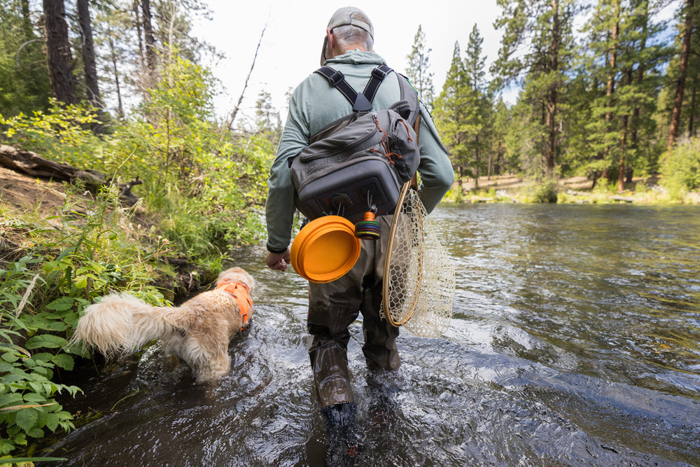 Ruffwear Bivy sulankstomas dubenėlis šunims naudojamas lauke