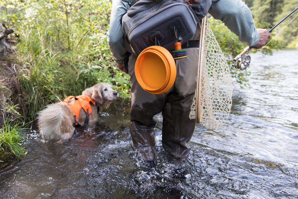 Ruffwear Bivy sulankstomas dubenėlis šunims naudojamas lauke