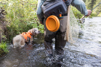 Ruffwear Bivy sulankstomas dubenėlis šunims naudojamas lauke