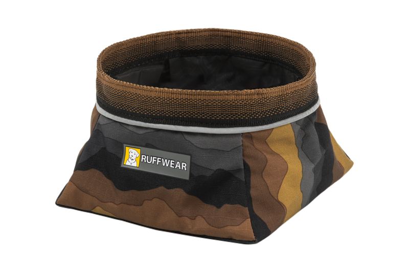 Ruffwear Quencher sulankstomas dubenėlis šunims – Moonlight Mountains raštas