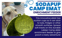 SodaPup Camp eMat žalias laižymo kilimėlis šunims