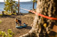Šuo lauke su Ruffwear Knot-a-Hitch pririšimo sistema