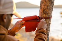 Šuo lauke su Ruffwear Knot-a-Hitch pririšimo sistema