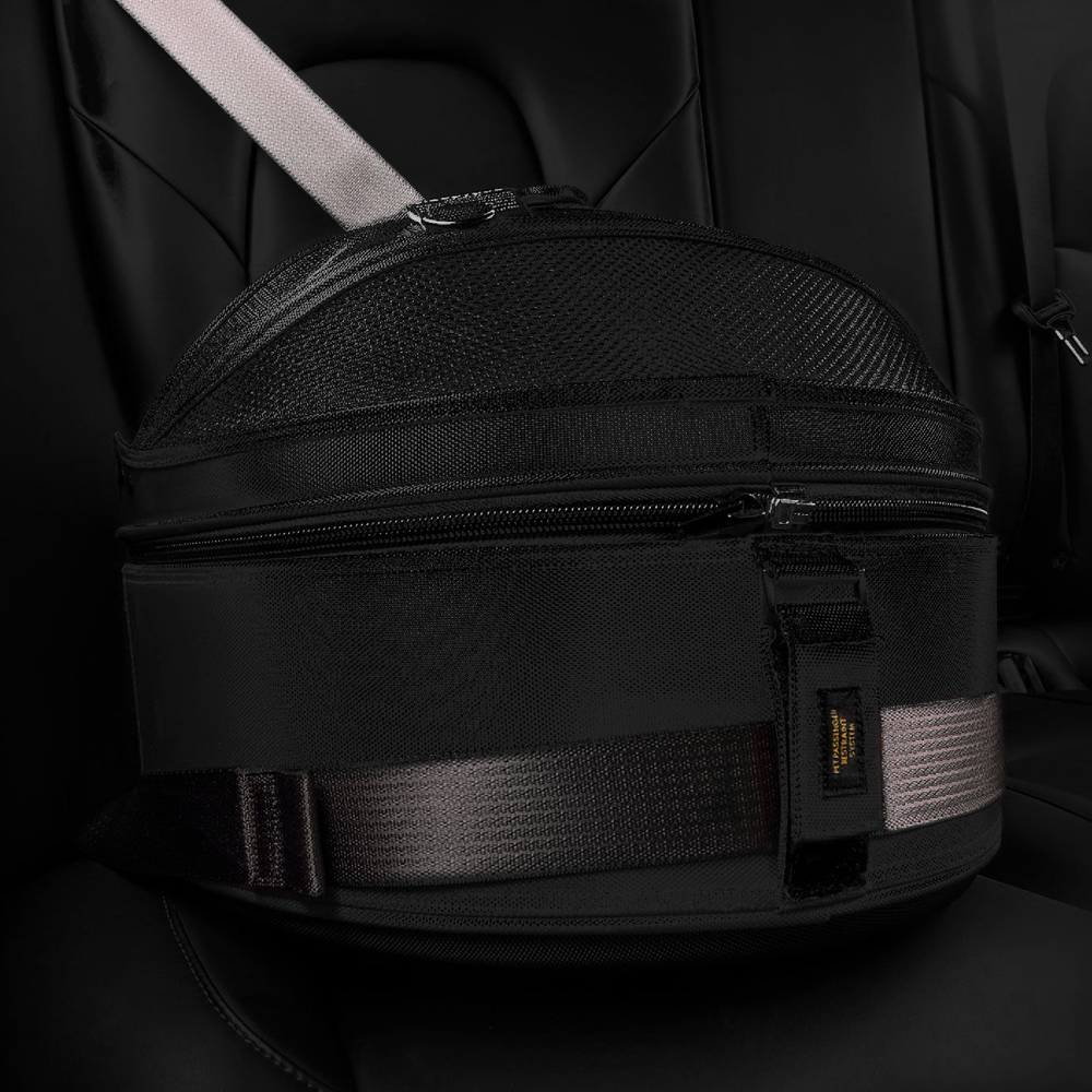 Sleepypod Mobile Pet Bed juodas kelioninis guolis-krepšys šuniui