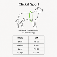 Sleepypod Clickit Sport saugos petnešos šuniui automobilyje