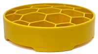 SodaPup Honeycomb geltonas lėto valgymo dubenėlis šunims