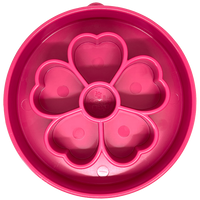 SodaPup Flower rožinis lėto valgymo dubenėlis šunims