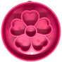 SodaPup Flower rožinis lėto valgymo dubenėlis šunims